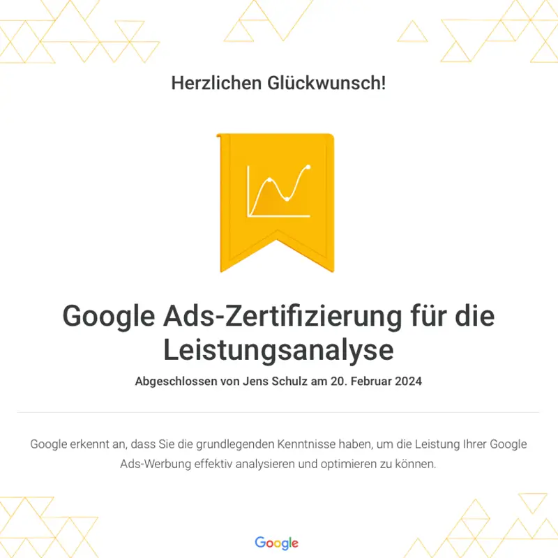 Google Ads Leistungsanalyse