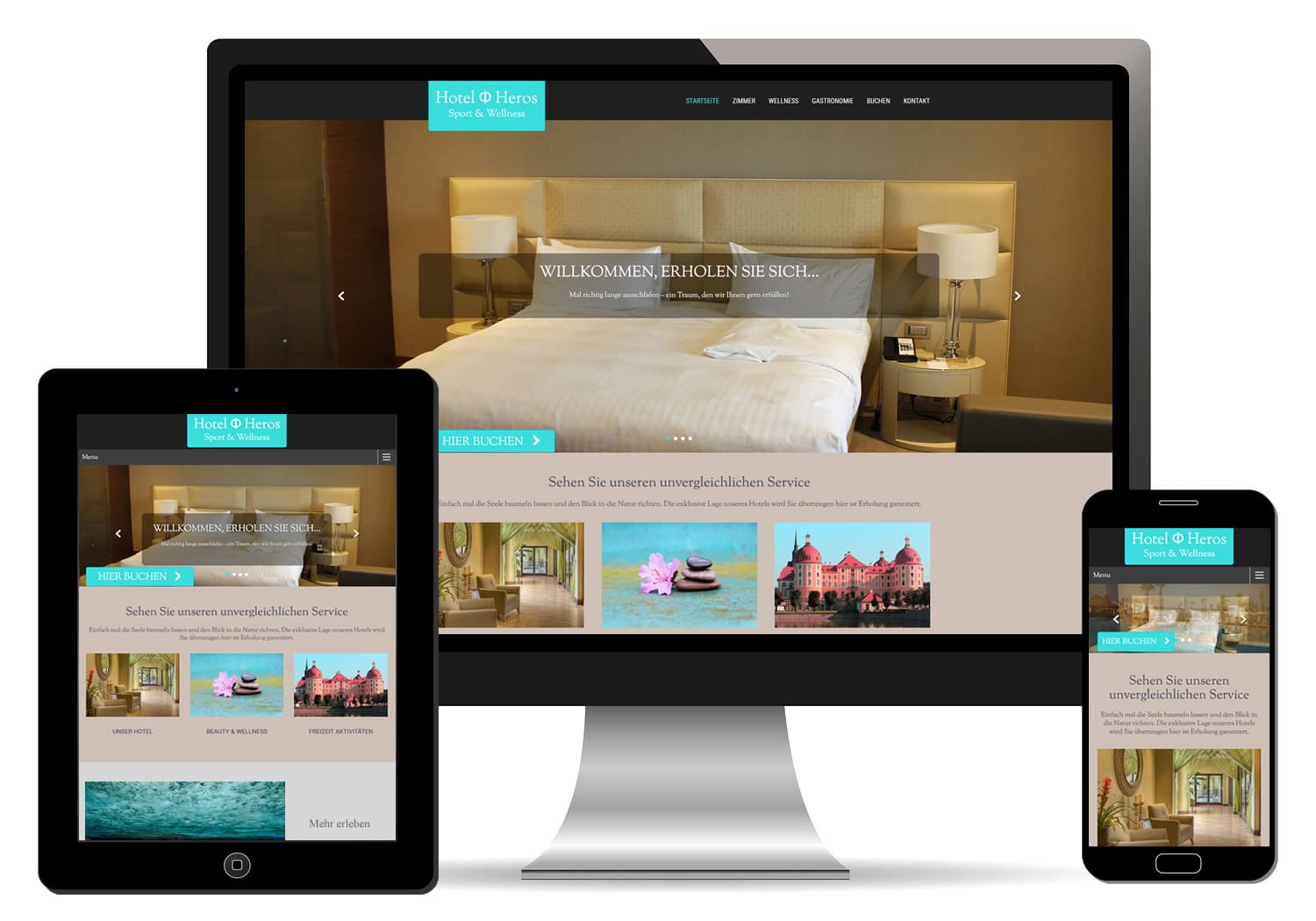 Hotel Homepage Webdesign