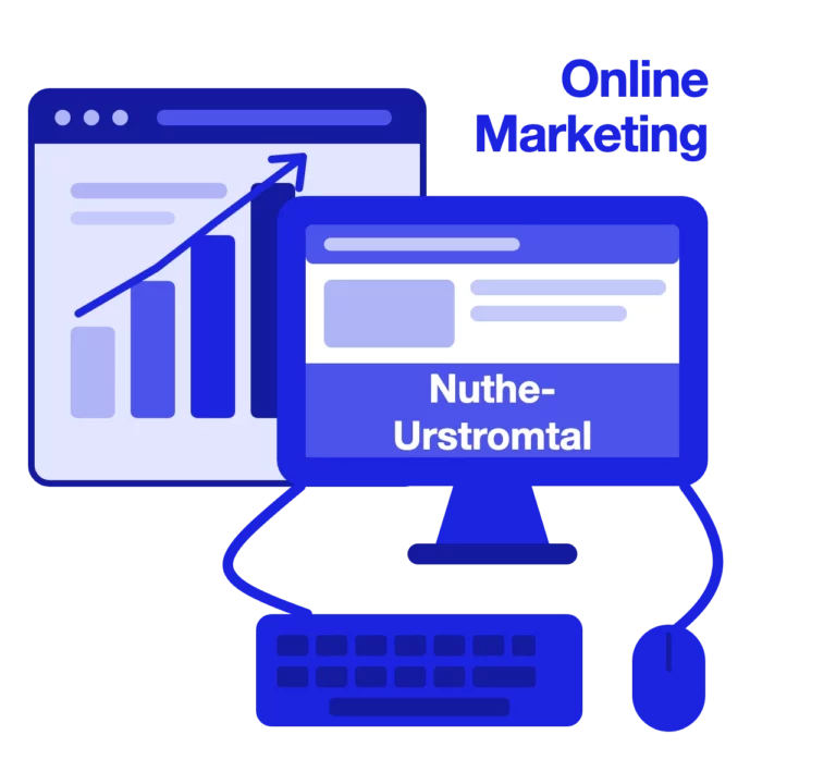Regionales Online-Marketing für Nuthe-Urstromtal – Grafik mit Wachstumskurve
